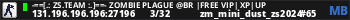-==[.: ZS.TEAM :.]==- ZOMBIE PLAGUE @BR |FREE VIP| XP|UP 亗