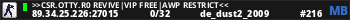 >>CsR.Otty.R0 REViVE|ViP FREE|AWP Restrict<<