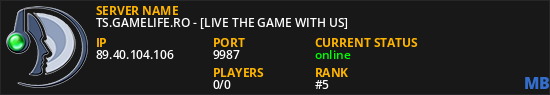 TS.GAMELIFE.RO - [LIVE THE GAME WITH US]
