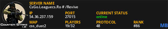 CsGo.Leaguecs.Ro # /Revive