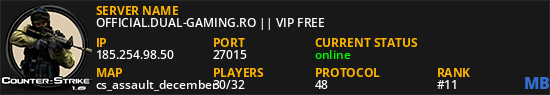 OFFICIAL.DUAL-GAMING.RO || VIP FREE