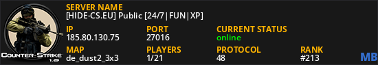 [HIDE-CS.EU] Public [24/7|FUN|XP]