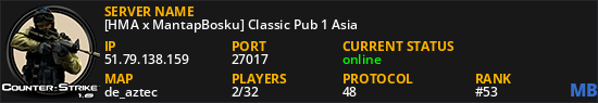 [HMA x MantapBosku] Classic Pub 1 Asia
