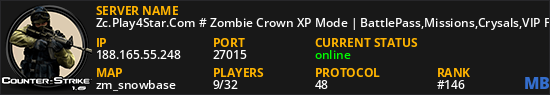 Zc.Play4Star.Com # Zombie Crown XP Mode | BattlePass,Missions,Crysals,VIP FREE