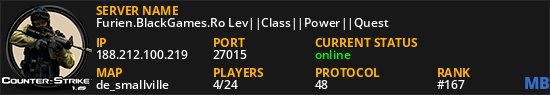 Furien.BlackGames.Ro Lev||Class||Power||Quest