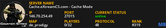 Cache.eXtreamCS.com - Cache Mode