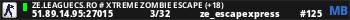 ZE.LeagueCS.Ro # Xtreme Zombie Escape (+18)