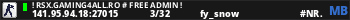 ! RSX.GAMING4ALL.RO # FREE ADMIN !
