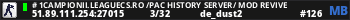 # 1CAMPIONII.LEAGUECS.RO /PAC History Server/ MOD REVIVE