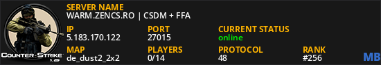 WARM.ZENCS.RO | CSDM + FFA