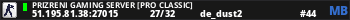 Prizreni Gaming Server [PRO CLASSIC]