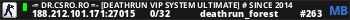 -= Dr.CsRO.Ro =- [Deathrun VIP System Ultimate] # SINCE 2014
