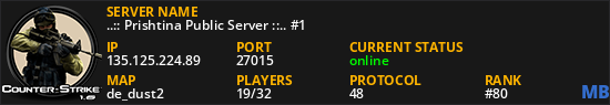 ..:: Prishtina Public Server ::.. #1