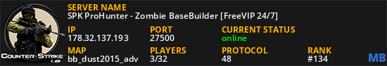 SPK | ProHunter Zombie BaseBuilderX 24/7